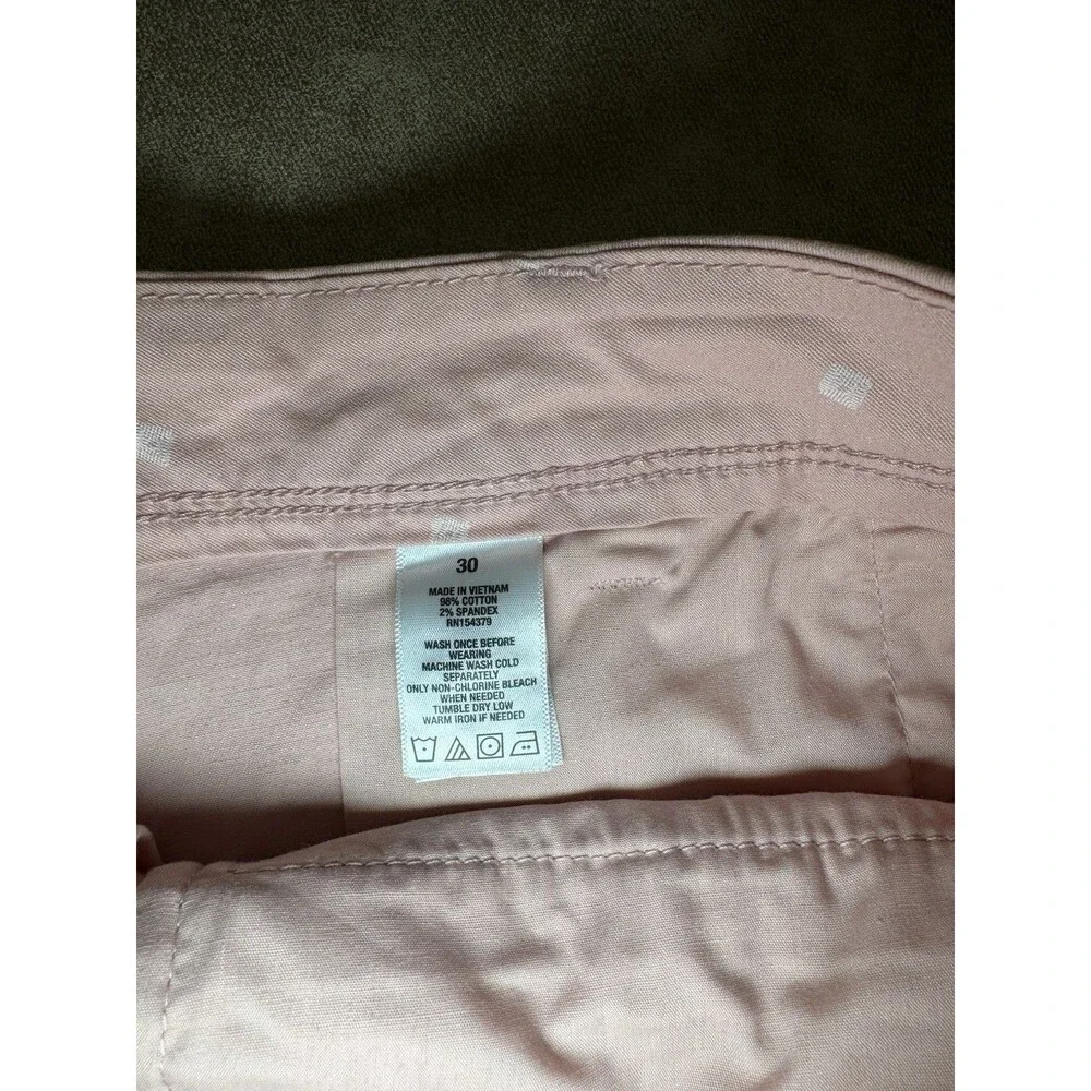 Aeropostale Pink Stretch classic flat front shorts Men’s size 30 - Picture 3 of 5